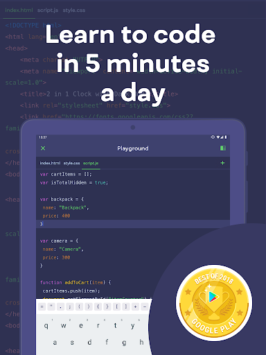 Mimo: Learn coding in HTML, JavaScript, Python screenshot 7