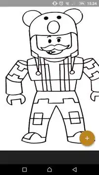 How to draw a Roblox man face #roblox #shorts #howtodraw 