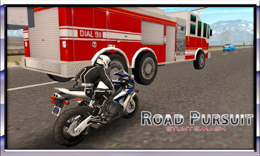 Road Pursuit Stunt Rash - VR Bike Racing screenshot 3