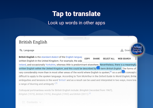 Oxford Dictionary of English screenshot 23
