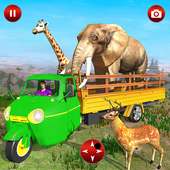 Wild Animal Transport Tuk Tuk Simulator on 9Apps