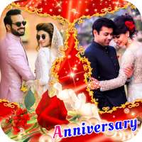 Marriage Anniversary Dual Photo Frame on 9Apps