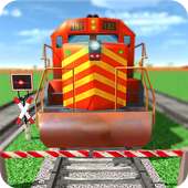 Cruce de tren de ferrocarril real - juegos de tren