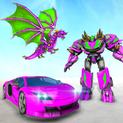 New Dragon Robot Car Game Robot Transforming Games