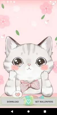 Kawaii cat cartoon wallpaper HD APK Download 2023 - Free - 9Apps Kawaii cat cartoon wallpaper HD APK Download 2023 - Free - 9Apps