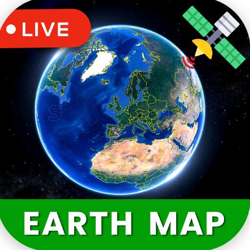 Live Earth Map 2021 - Satellite View, 3D World Map
