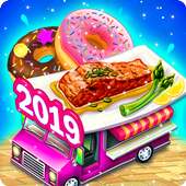 Sea Food restaurant-Donuts Truck Unicorn Food Game