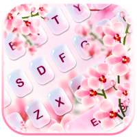Orchid Flower Keyboard Theme on 9Apps