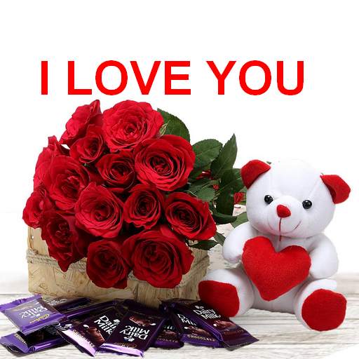 I love you images hd - Love Pictures Whit Flowers
