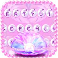 最新版、クールな Luxury Pearls のテーマキーボード