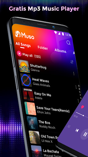 Offline Music Mp3 Player- Muso screenshot 1