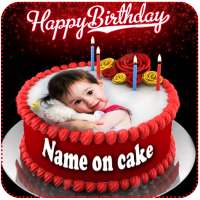 Birthday Cake with Name and Photo on 9Apps