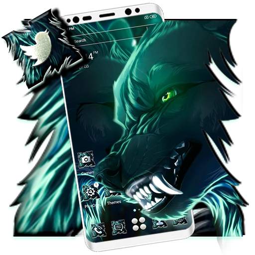 Angry Wolf Launcher Themes