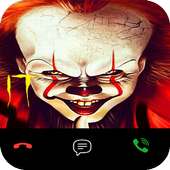 Fake Call from Pennywise vedio-chat-sms