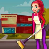 Supermarket Cleaning game For Girls