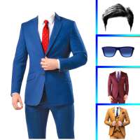 Men casual suit photo editor on 9Apps