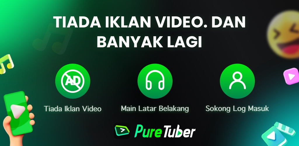 Pure Tuber - Block Ads for Video, Free Premium screenshot 1