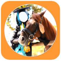 Hijab Women With Horse on 9Apps