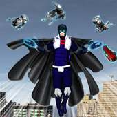 M. gravitation volant super-héros 3D