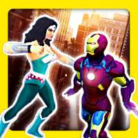 Cartoon Fighting Game 3D : Superheroes on 9Apps