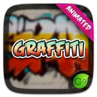 Retro Grafitti GO Keyboard Animated Theme on 9Apps