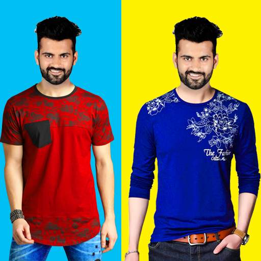 Men T Shirt Photo Suit Editor - Design T Shirt