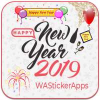Happy New Year 2019 Sticker Pack - WAStickerApps