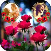 Love Flower Dual Photo Frame on 9Apps