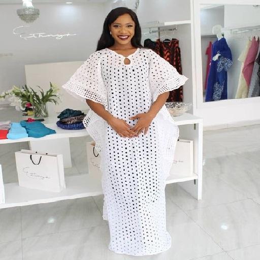 Nigerian lace kaftan store styles