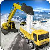 Heavy Excavator Crane Simulator: Snow Rescue