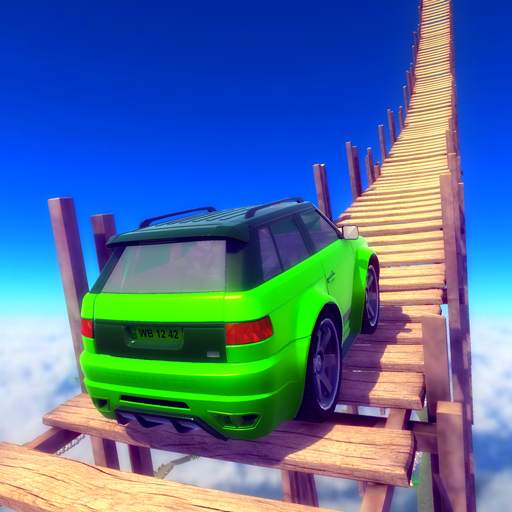 Mountain Climb Stunts - Impossible vertical Ramp