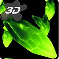 3D Crystals Particles Live Wallpaper on 9Apps