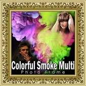 Colorful Smoke Multi Photo Frames on 9Apps