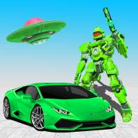 Robot Car Super Transforme Futuristic Supercar 3D