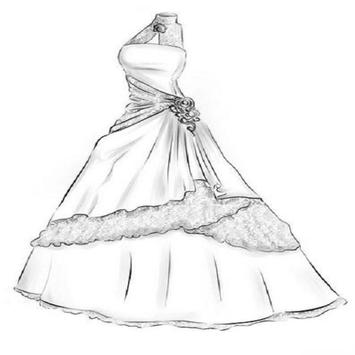 Dress Design Drawing Image - Drawing Skill