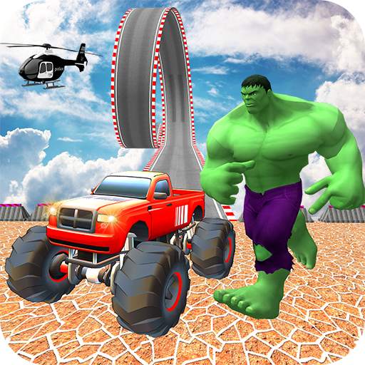 Superhero Monster Truck Fights