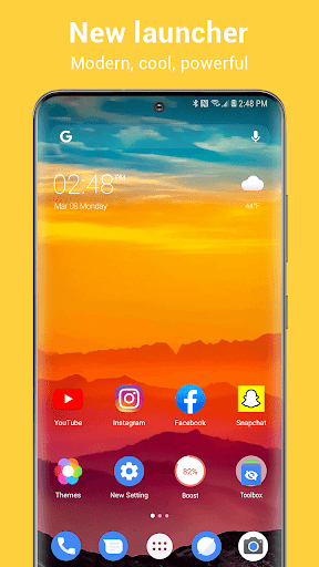 New Launcher 2021 themes, icon packs, wallpapers screenshot 1
