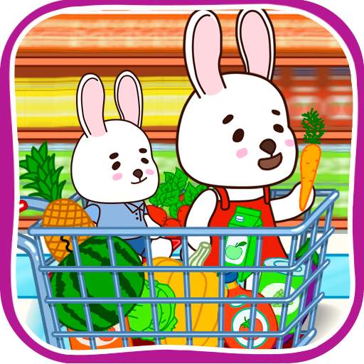 Anime Bunny: Kids supermarket