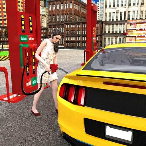 Gas Station Car: Big City Simulator