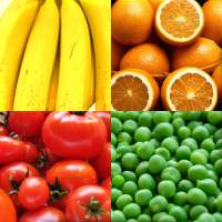 과일과 채소, 견과류, 딸기와 향신료: 그림 퀴즈 on 9Apps