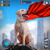 Flying Super Hero Dog Rescue on 9Apps