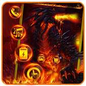 Dark Hell Fire Dragon Theme on 9Apps