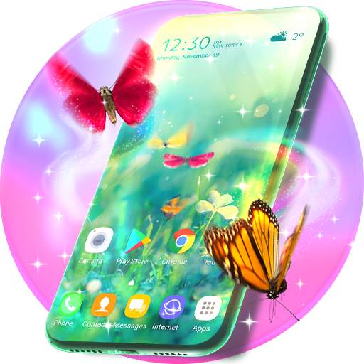 Butterfly Animated Keyboard & Live Wallpaper