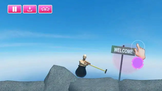 Get Over It – Hammer Jump Challenge - Hammer Climber Man: Pot Man  3D::Appstore for Android