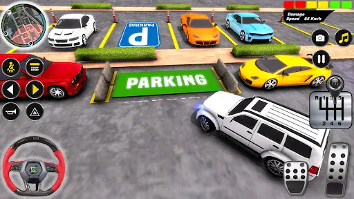 Jogo de estacionamento jogo de carro 3d versão móvel andróide iOS