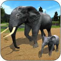 Simulator Keluarga Gajah Liar