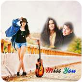 Miss You Photo Frame on 9Apps