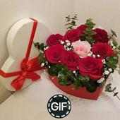 Imágenes de flores rojas Gif