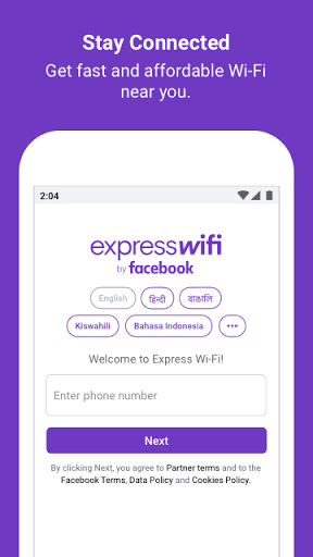 Express Wi-Fi by Facebook 1 تصوير الشاشة