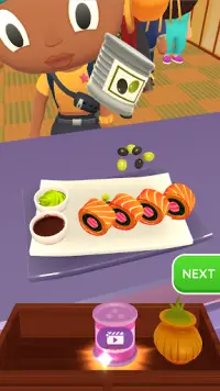 The NOOB vs PRO vs HACKER in Sushi Roll 3D 